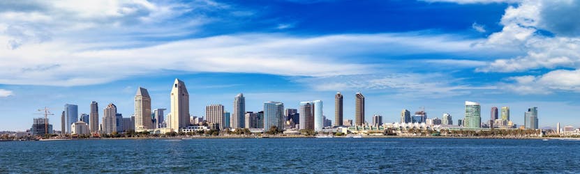 Private walking tour of downtown San Diego with USS Midway